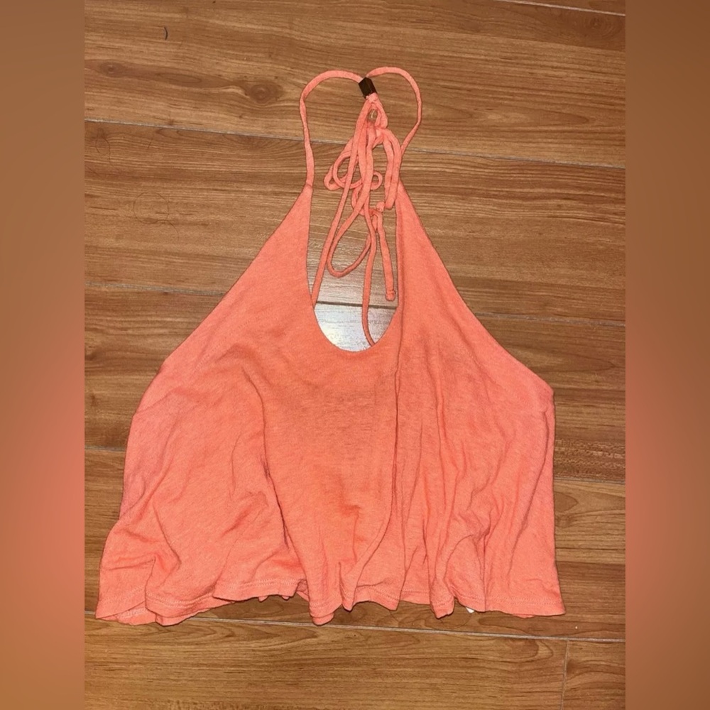 Free People Flowy Crop Top Halter Size XS